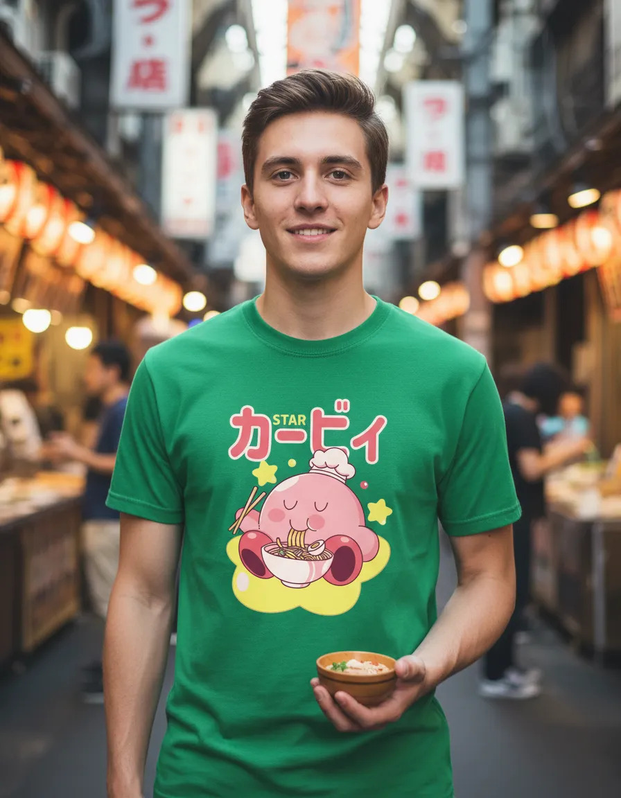 Remera: Kirby Ramen Memoestampados - Imagen 11