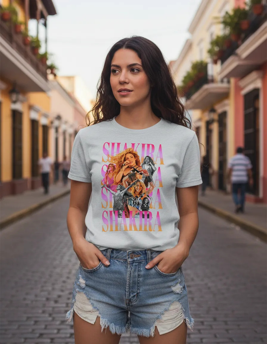 Remera: Shakira 02 Memoestampados - Imagen 7