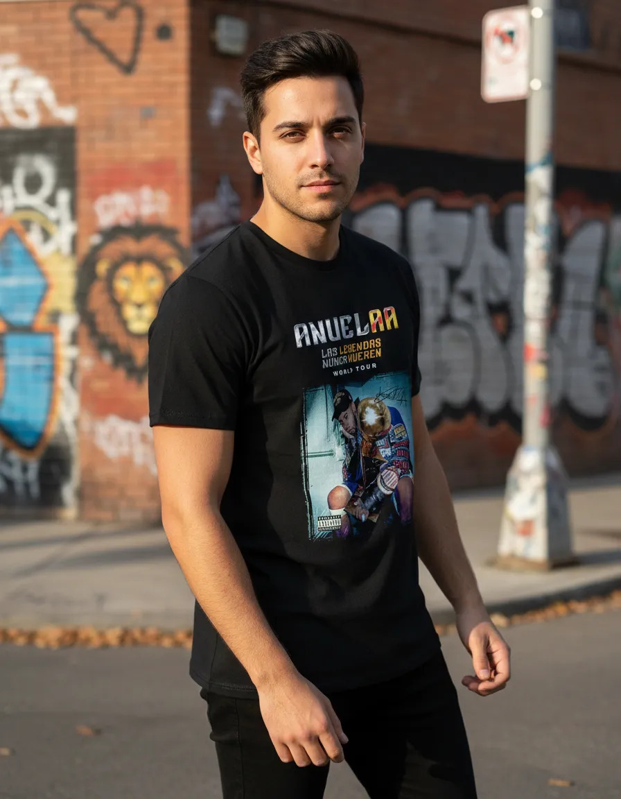Remera: Anuel Leyendas Memoestampados