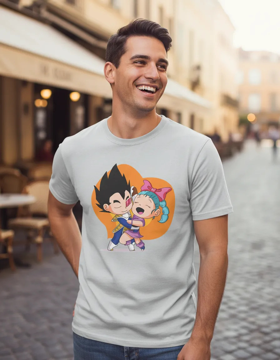Remera: Vegeta _ Bulma Love Memoestampados - Imagen 19
