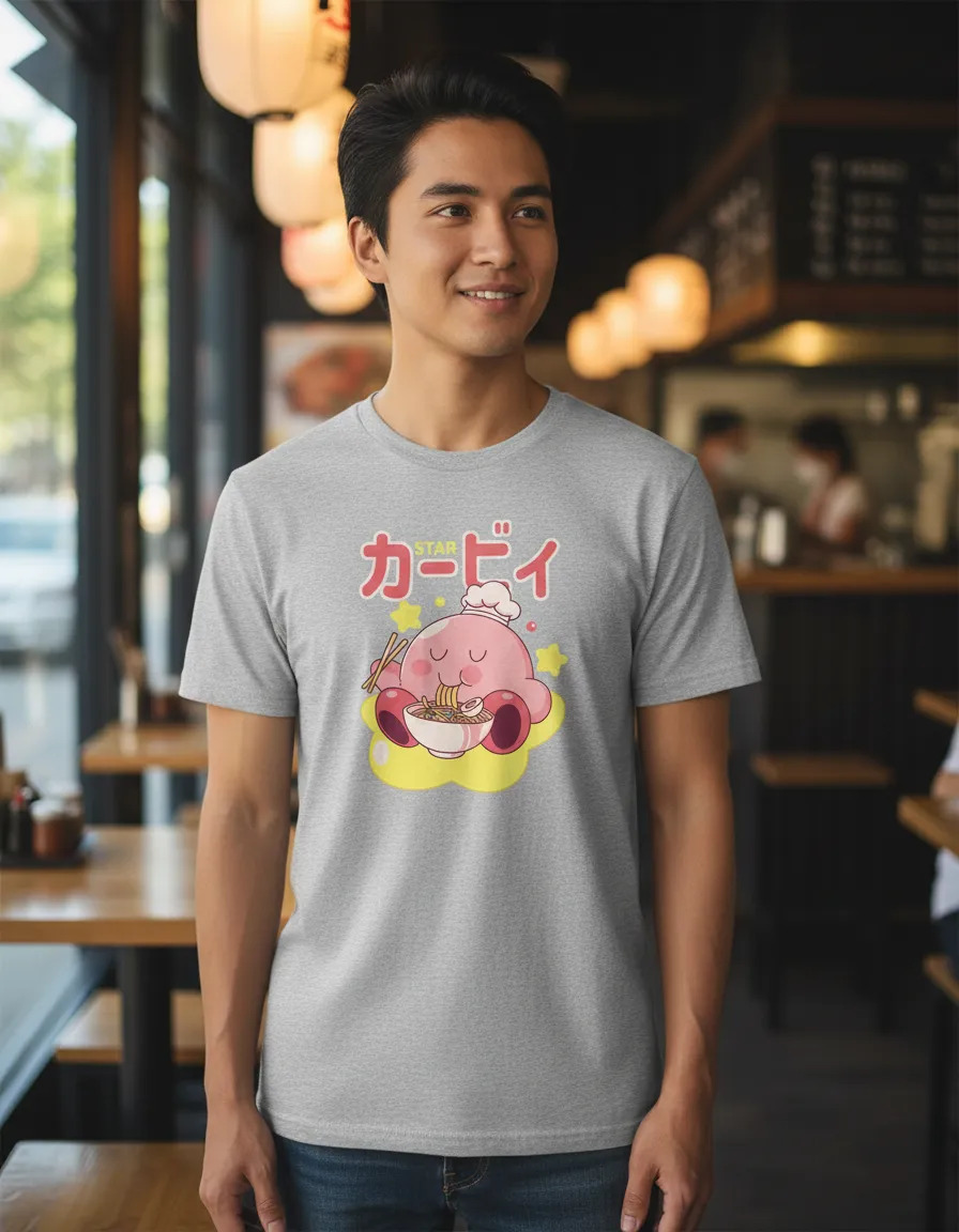 Remera: Kirby Ramen Memoestampados - Imagen 17
