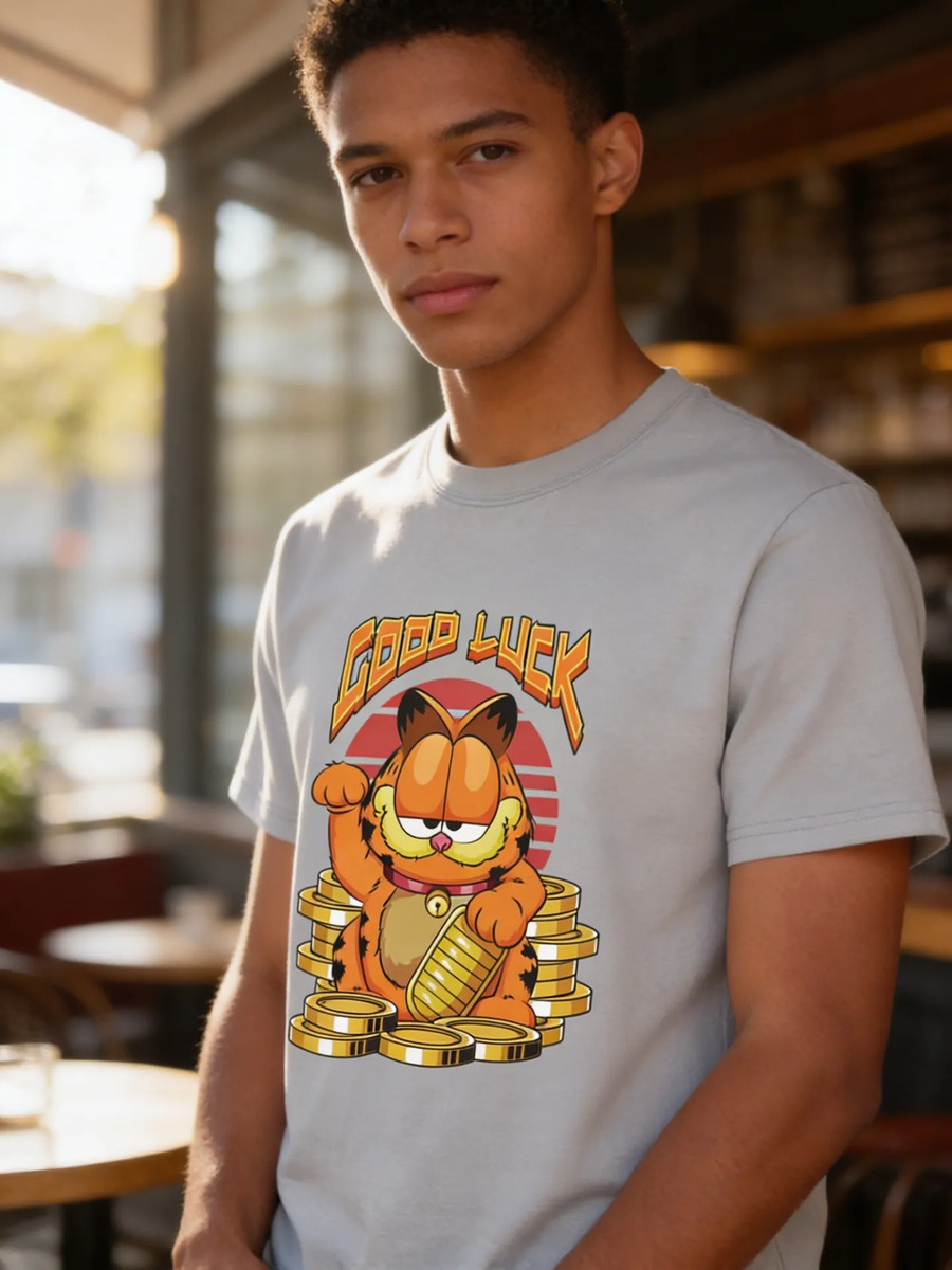 Remera: Good Luck Garfield Memoestampados - Imagen 13