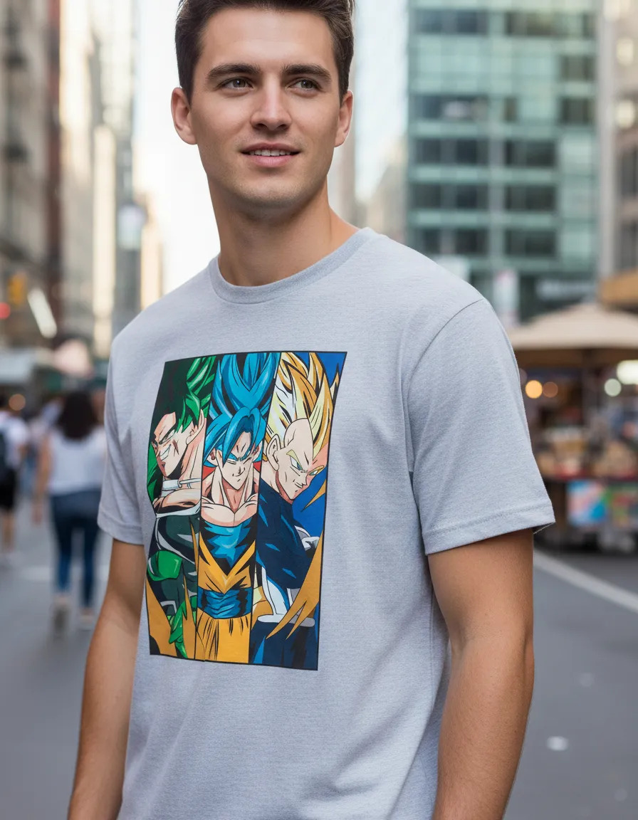 Remera: Broly Goku Vegeta Memoestampados - Imagen 10
