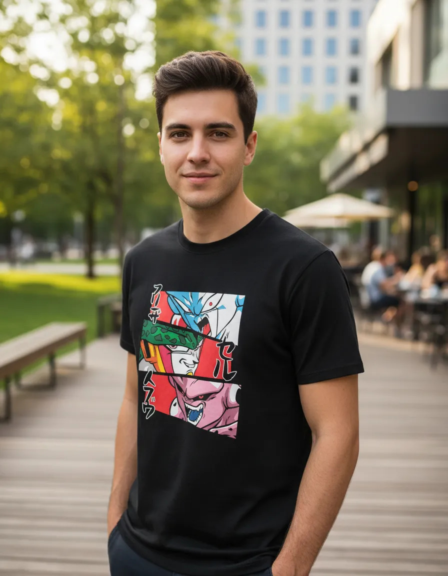 Remera: Villanos Dragon Ball Anime Memoestampados