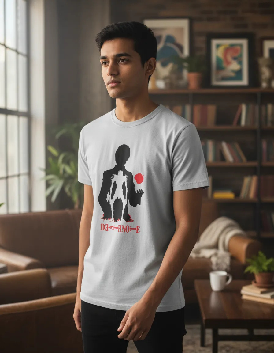 Remera: Death Note Siluetas Memoestampados - Imagen 13