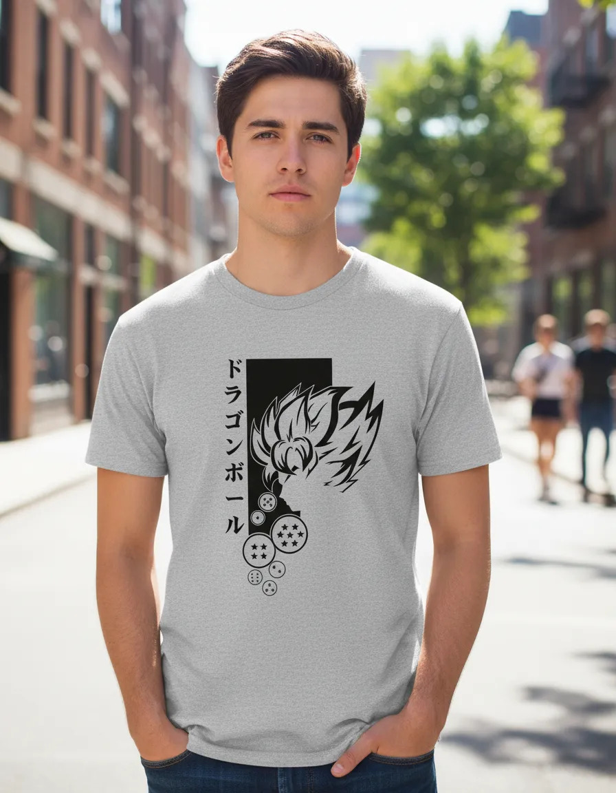 Remera: Dragon Ball Silueta 01 Memoestampados - Imagen 10