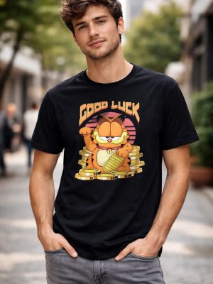Remera: Good Luck Garfield Memoestampados