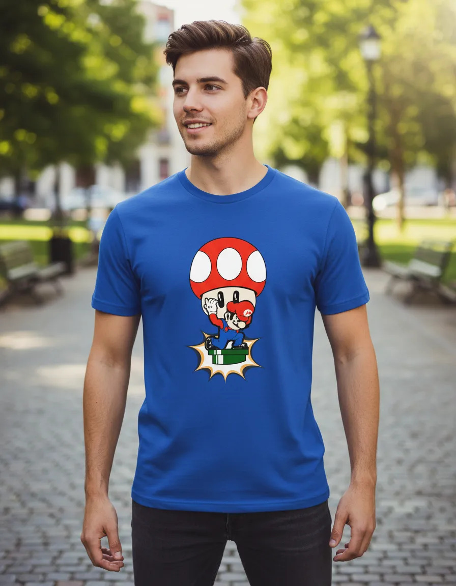 Remera: Mario Bros Power Memoestampados - Imagen 4