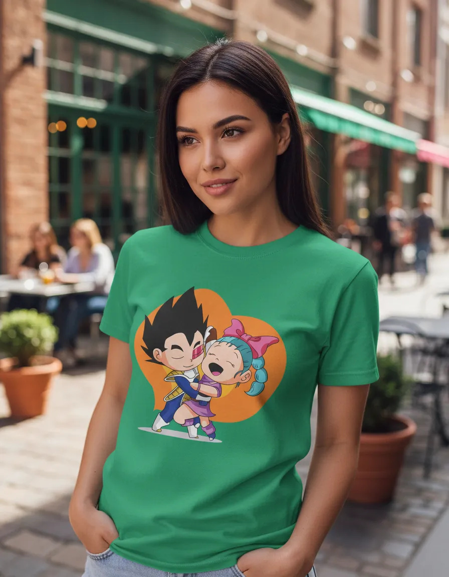 Remera: Vegeta _ Bulma Love Memoestampados - Imagen 10