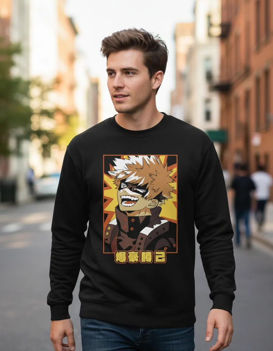 Buzo Bakugo Memoestampados