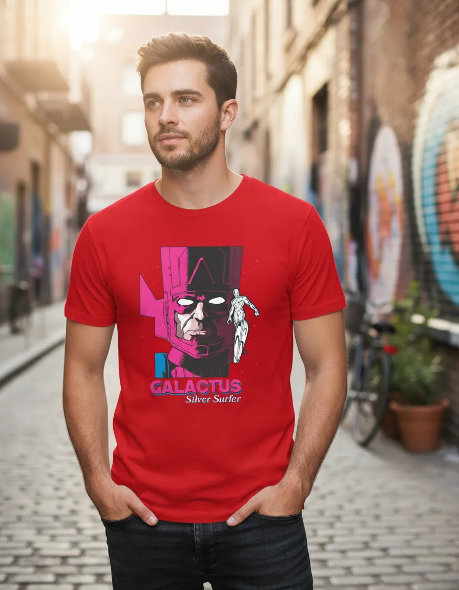 Remera: Galactus Silver Surfer Memoestampados - Imagen 6