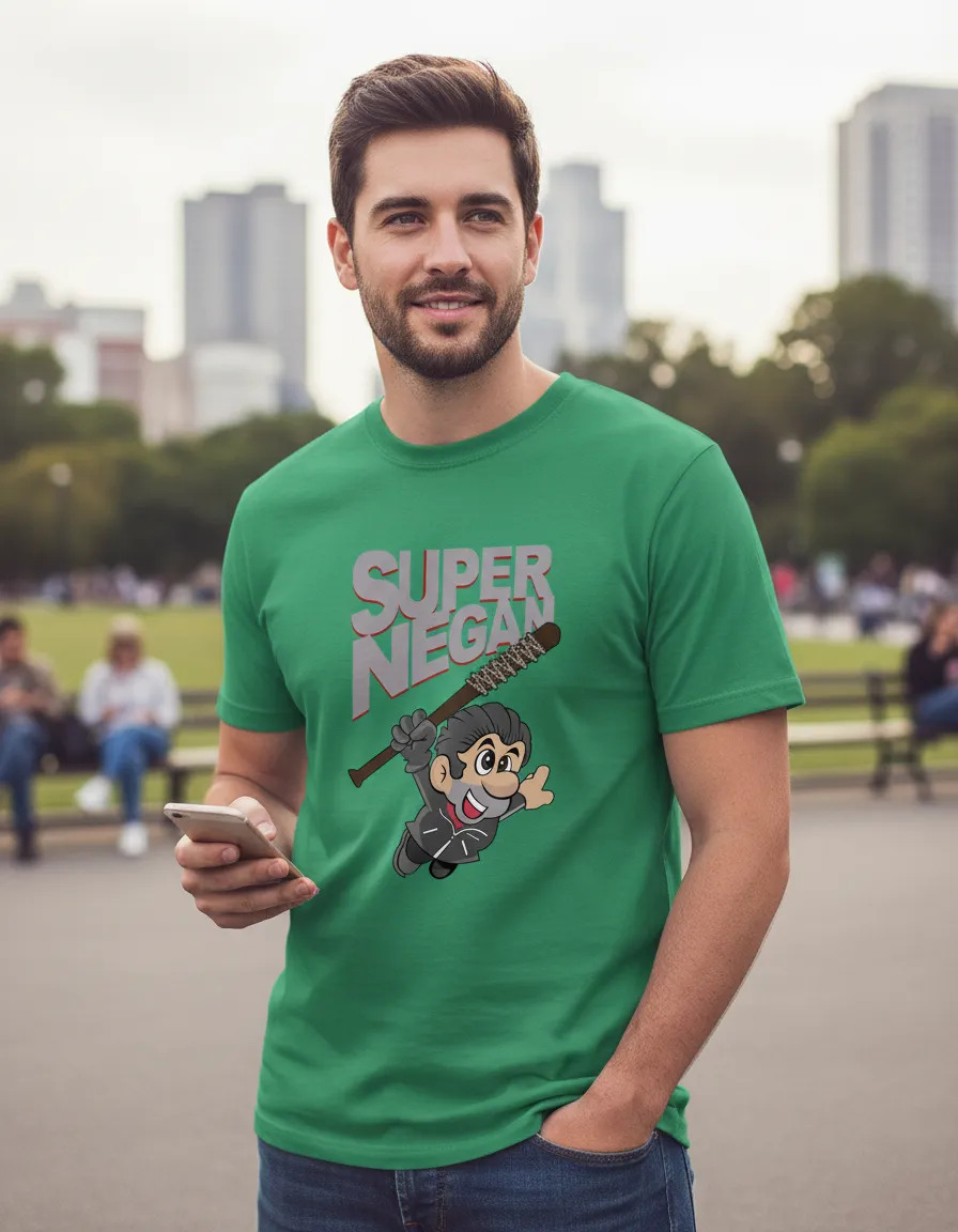 Remera: Super Negan Bross Memoestampados - Imagen 3