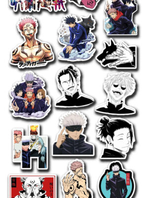 Pack Pegotines Stickers Jujutsu Kaisen Memoestampados