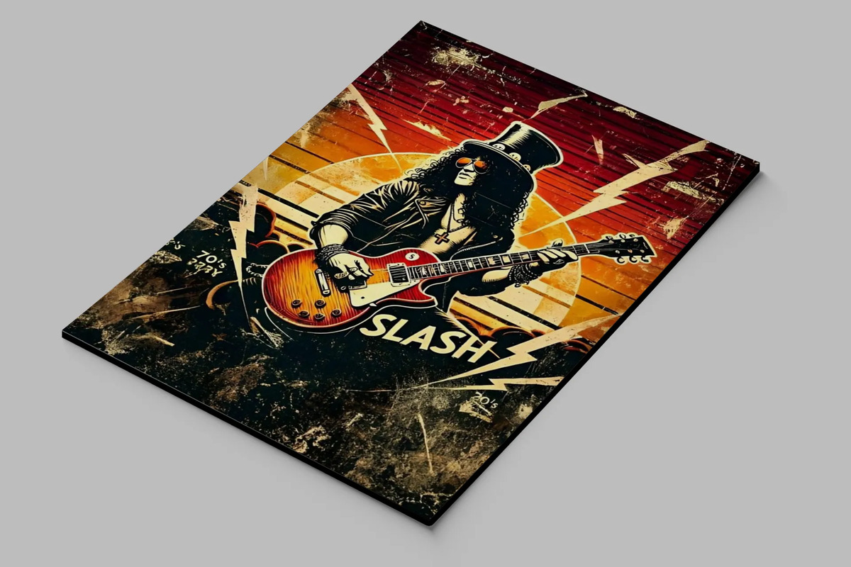 Cuadro Slash 698 50x70 Mdf Memoestampados - Imagen 2