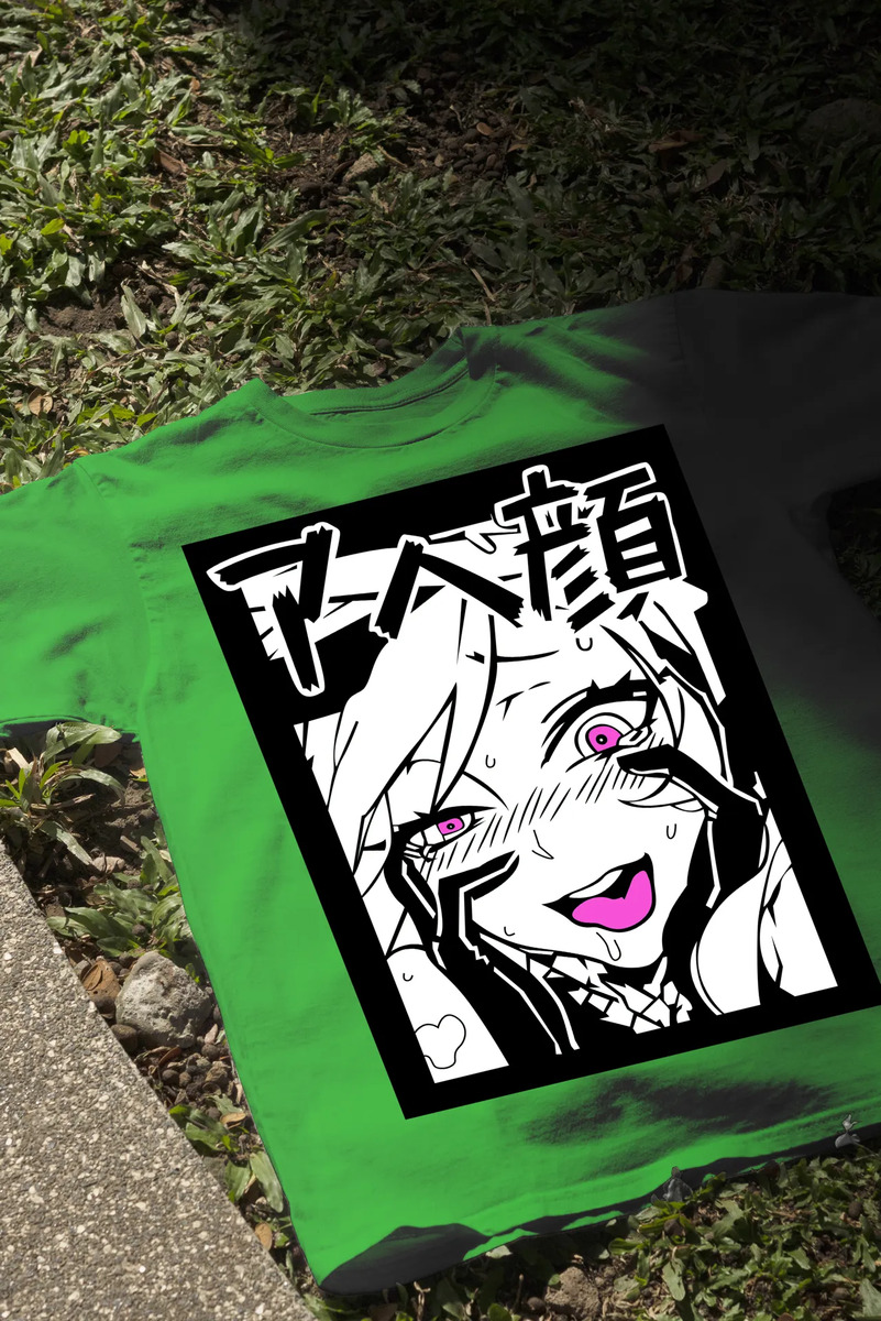 Remera: Ahegao Face Japones Memoestampados - Imagen 3