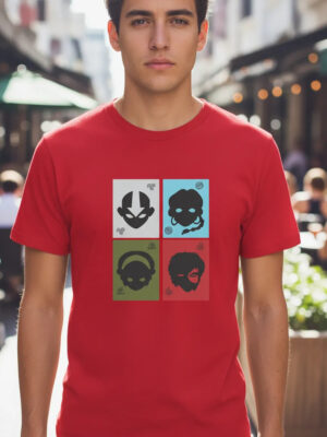 Remera: Cuatro Elementos (avatar) Memoestampados