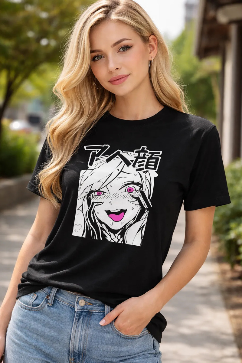 Remera: Ahegao Face Japones Memoestampados