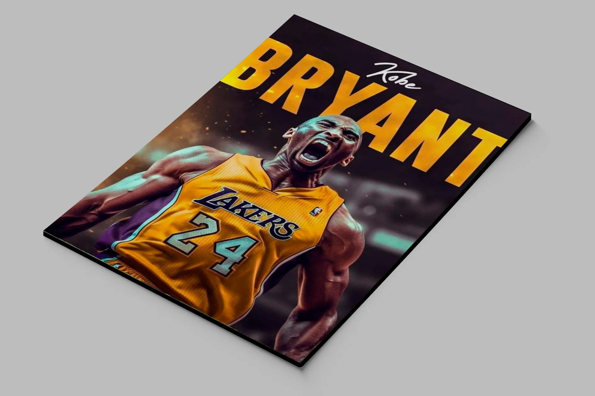 Cuadro Kobe Bryant 776 70x100 Mdf Memoestampados - Imagen 2