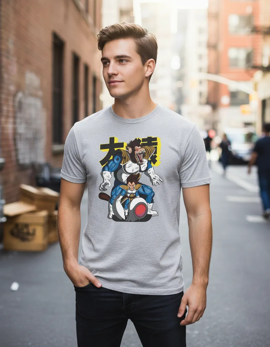 Remera: Vegeta Ozaru Memoestampados - Imagen 3