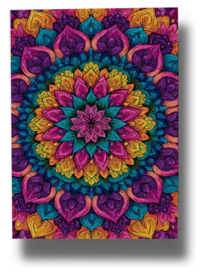 Cuadro Mandala 678 50x70 Mdf Memoestampados