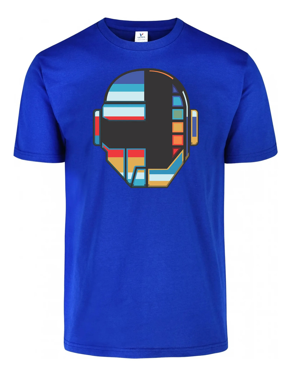 Remera: Daft Punk Color Memoestampados - Imagen 2