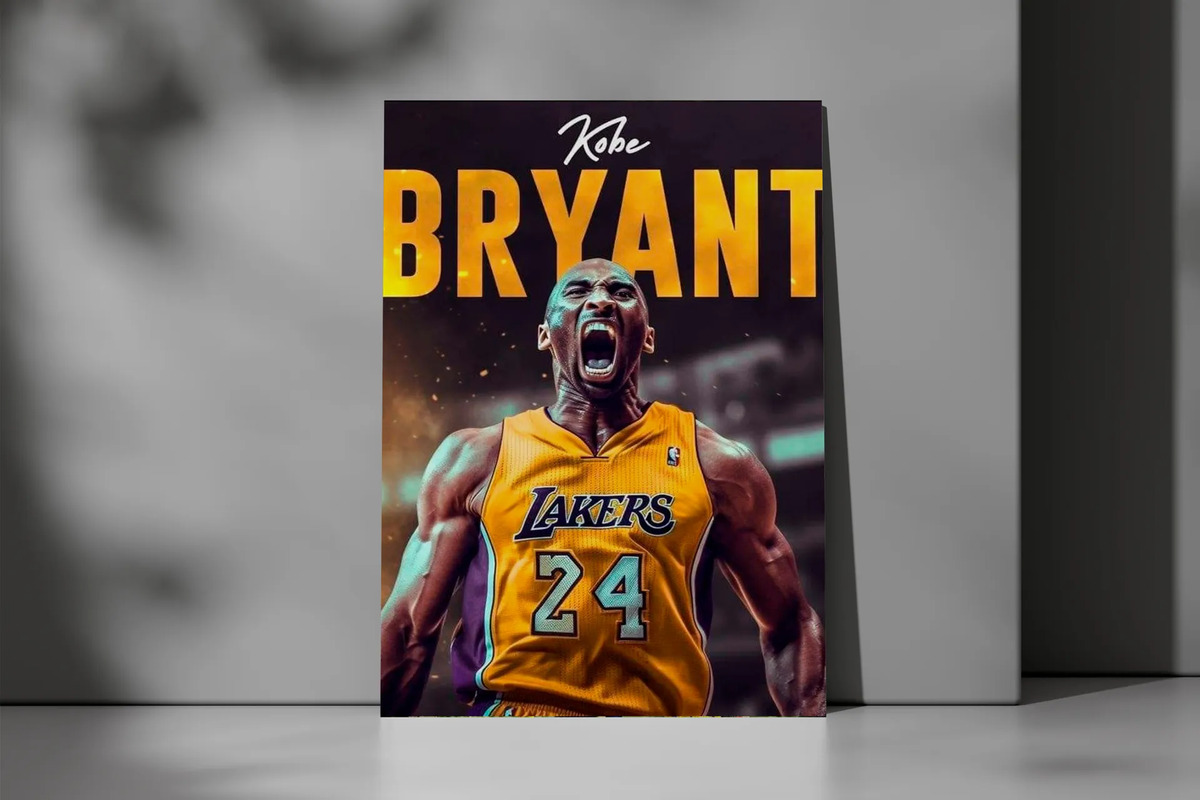 Cuadro Kobe Bryant 776 70x100 Mdf Memoestampados - Imagen 3