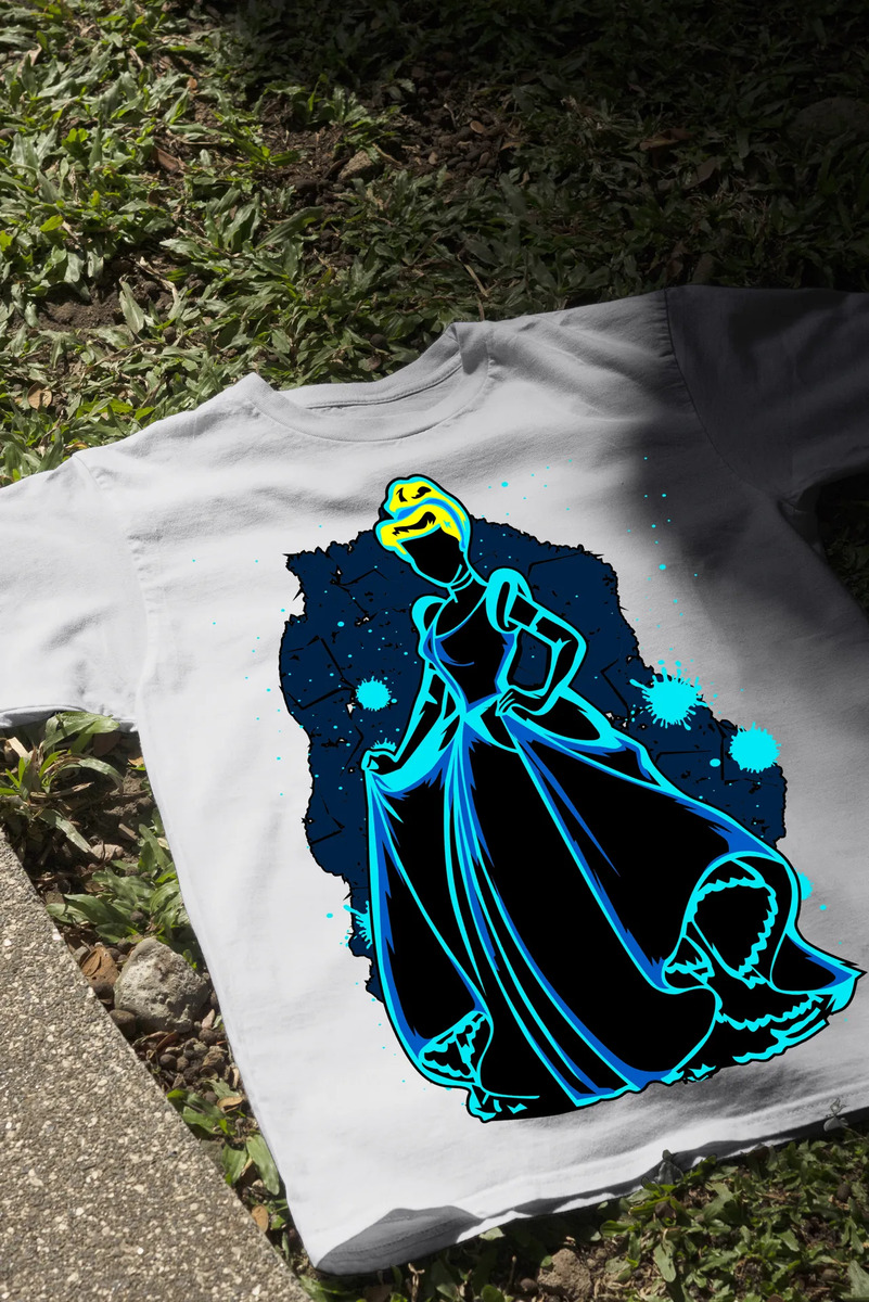 Remera: Cenicienta Acuarela Memoestampados - Imagen 3