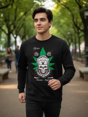 Buzo Guerrero Jaguar Cannabis Memoestampados