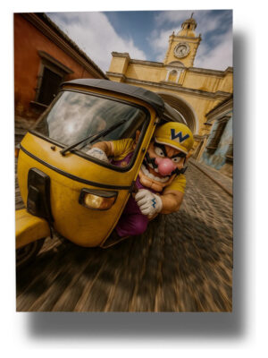 Cuadro Wario Mario 849 50x70 Mdf Memoestampados