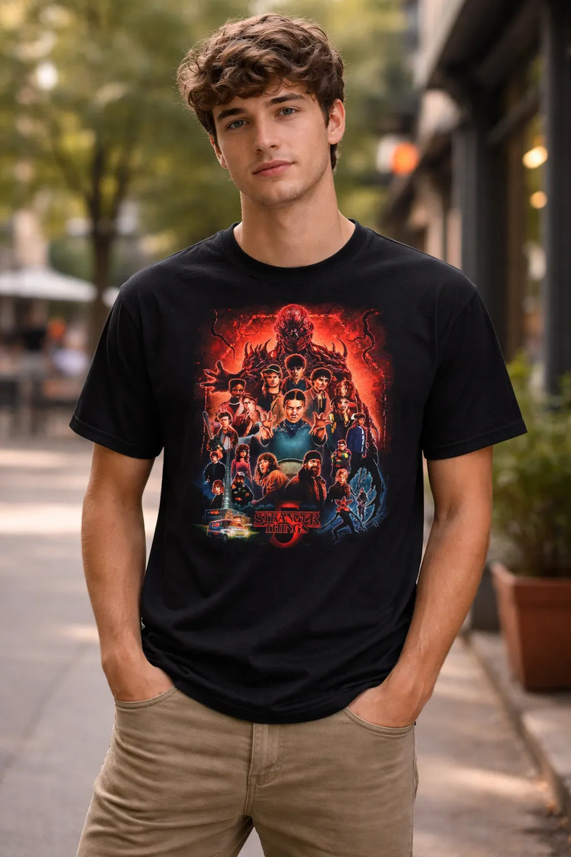 Remera: Stranger Things 5 Series 02 Memoestampados