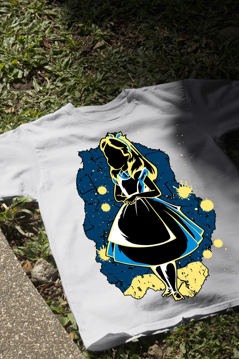 Remera: Alicia Neon Acuarela Memoestampados - Imagen 3