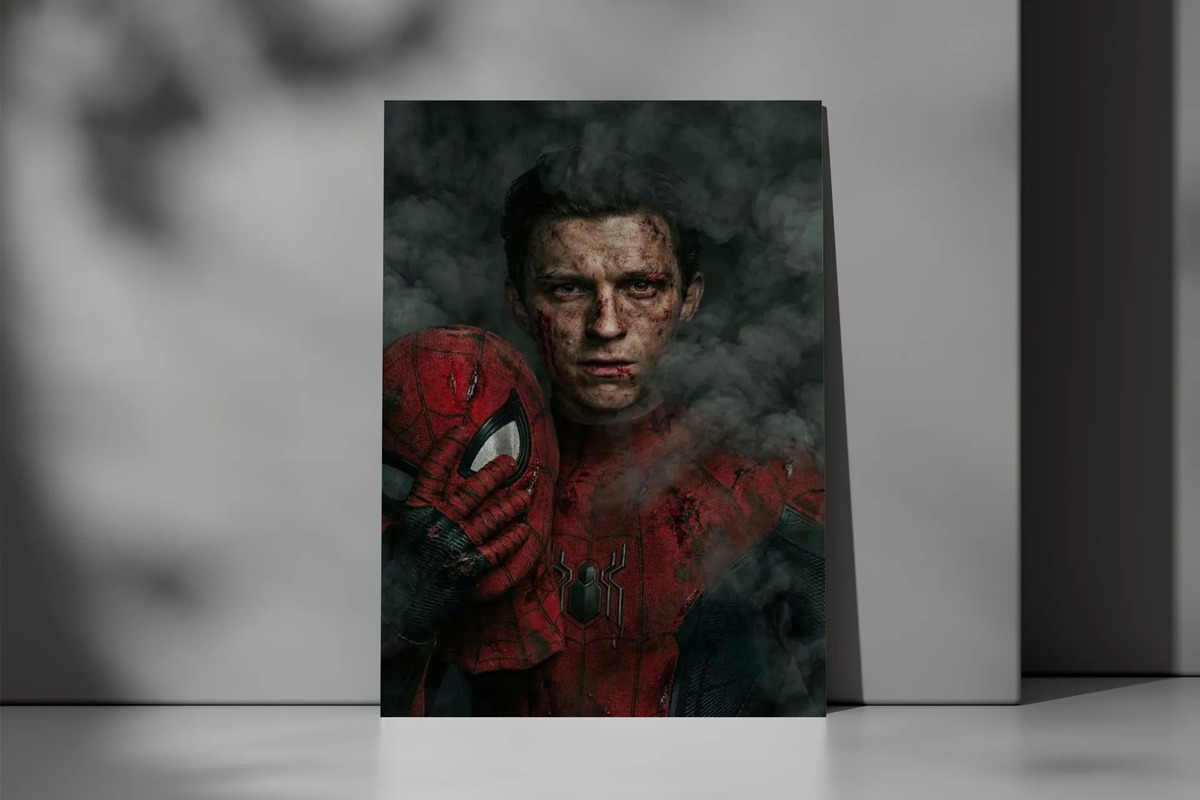 Cuadro Spiderman 676 50x70 Mdf Memoestampados - Imagen 3