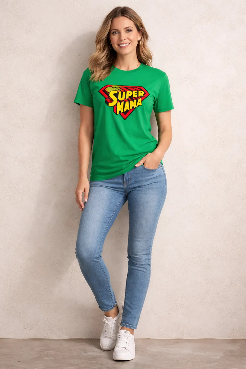 Remera: Super Mamá 01 Memoestampados - Imagen 2