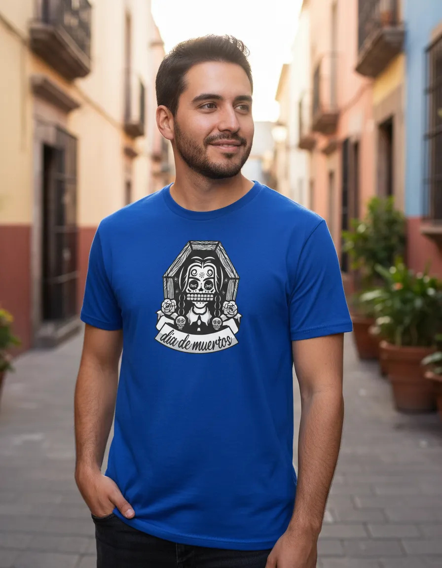 Remera: Dia De Muertos Merlina Memoestampados