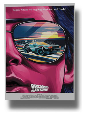 Cuadro Back To The Future 721 70x100 Mdf Memoestampados