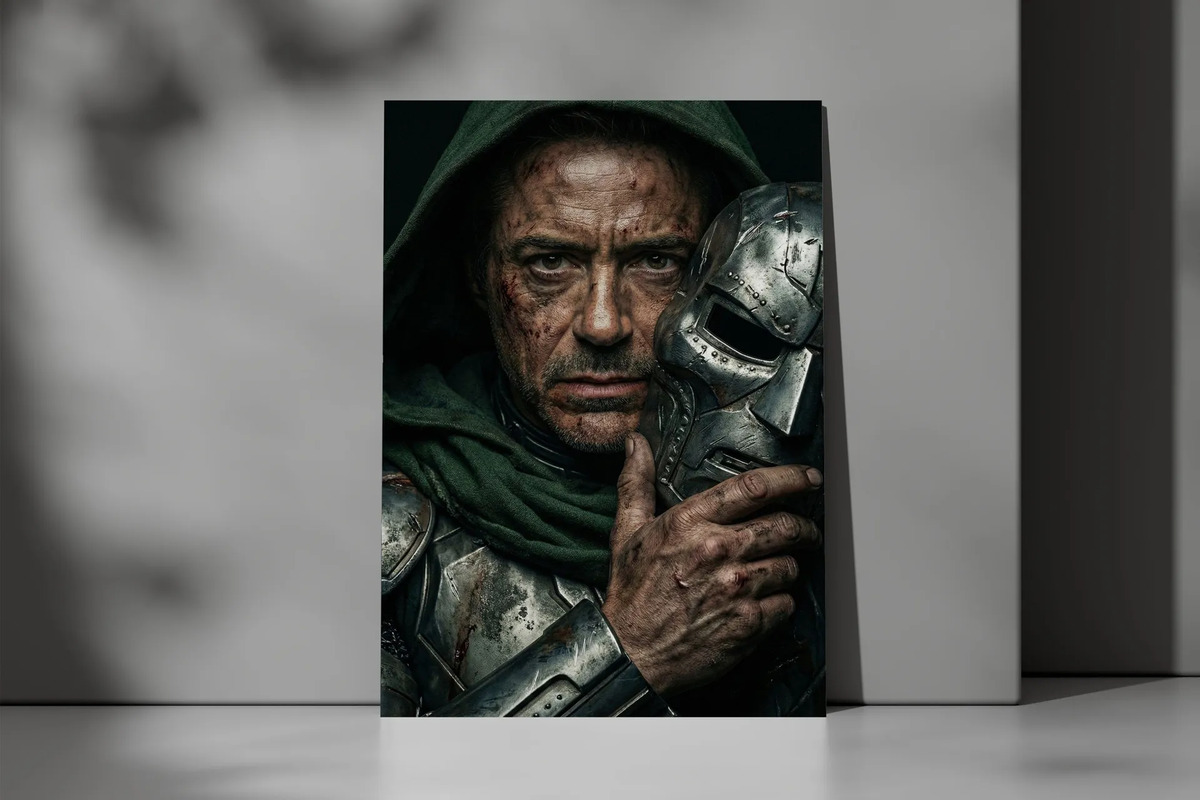 Cuadro Doctor Doom 682 40x30 Mdf Memoestampados - Imagen 2