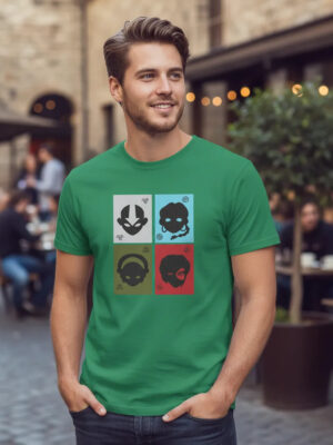 Remera: Cuatro Elementos (avatar) Memoestampados