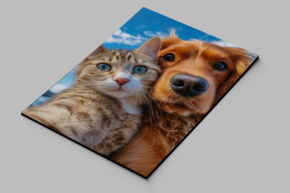 Cuadro Selfie Animales 680 40x30 Mdf Memoestampados - Imagen 2