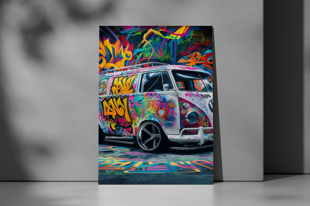 Cuadro Combi Grafitti 752 50x70 Mdf Memoestampados - Imagen 3