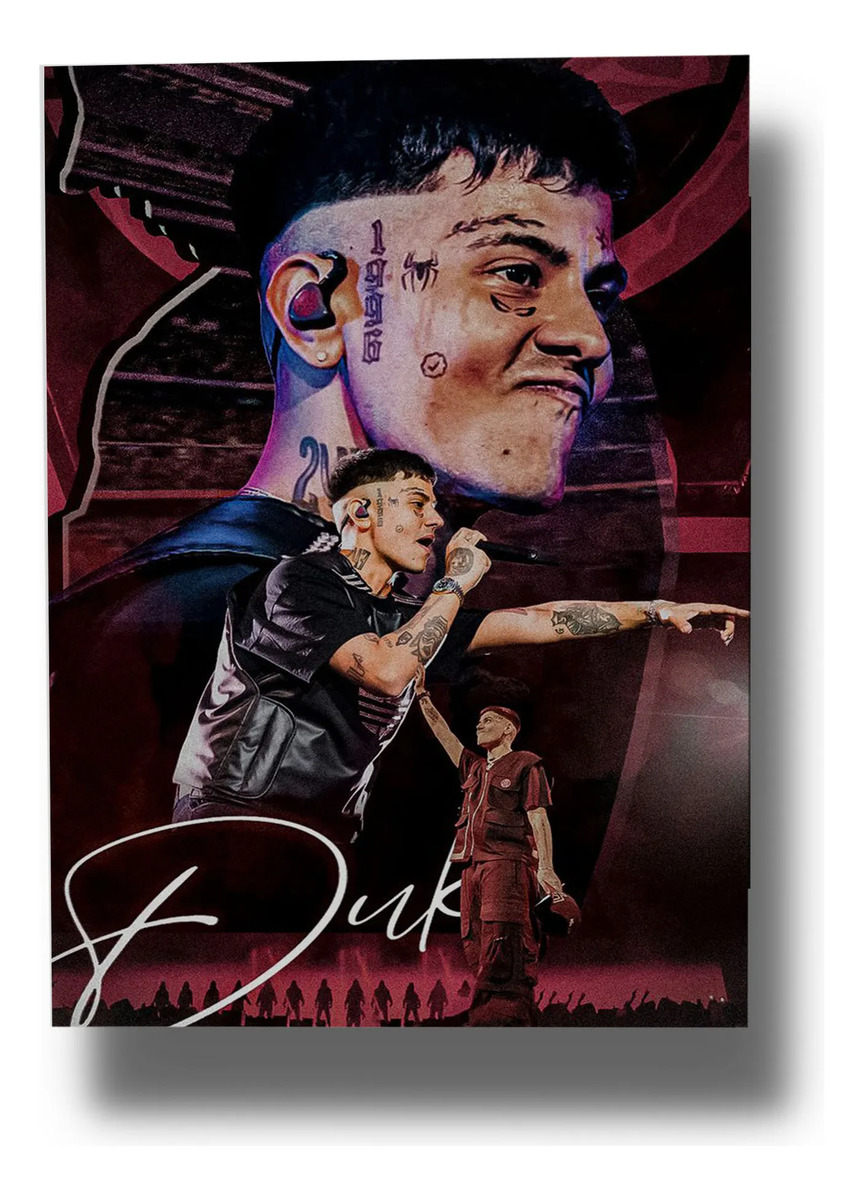 Cuadro Duki 679 50x70 Mdf Memoestampados