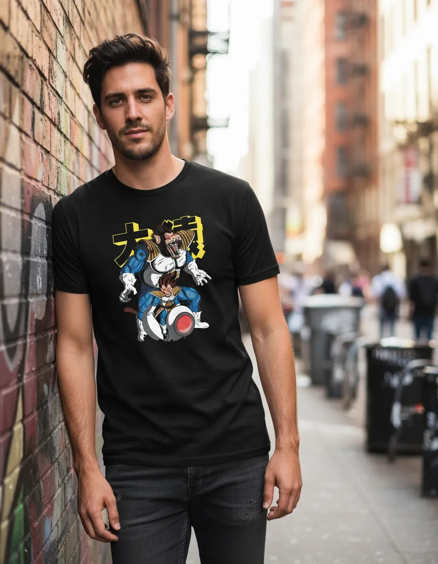 Remera: Vegeta Ozaru Memoestampados