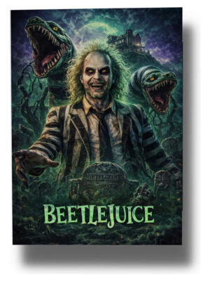 Cuadro Beetlejuice 826 40x53 Mdf Memoestampados