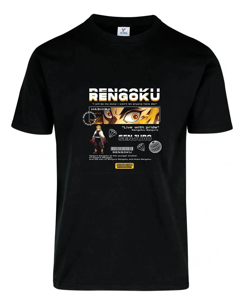 Remera: Senjuro Rengoku Memoestampados - Imagen 2