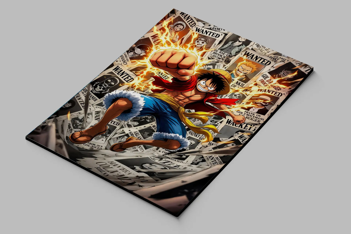 Cuadro Monkey D. Luffy 695 30x40 Mdf Memoestampados - Imagen 2