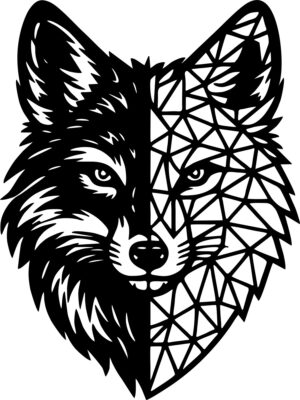 Cuadro Wolf Calado Memo Estampados