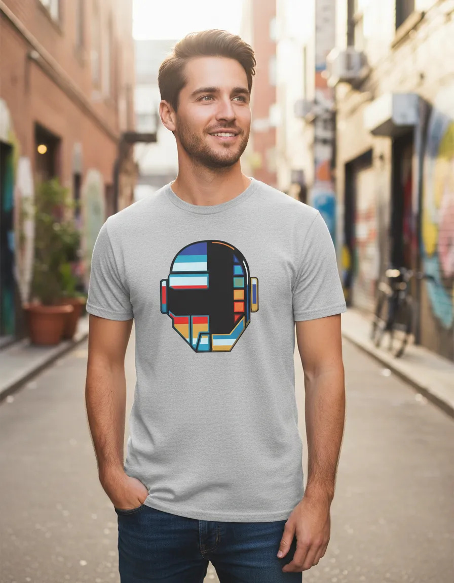Remera: Daft Punk Color Memoestampados