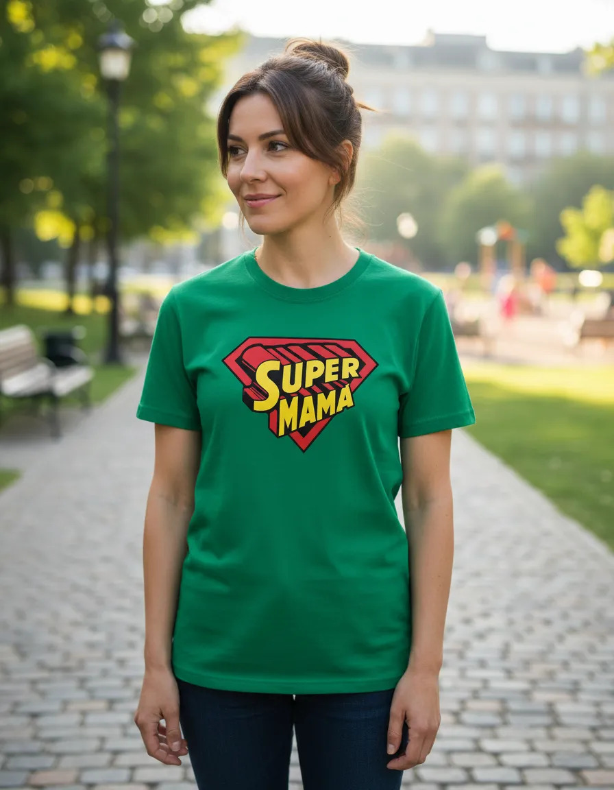 Remera: Super Mamá 01 Memoestampados