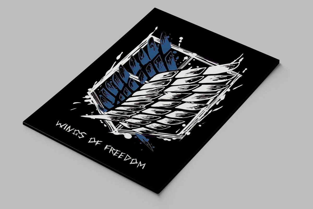 Cuadro 670 Attack On Titan 70x100 Mdf Memoestampados