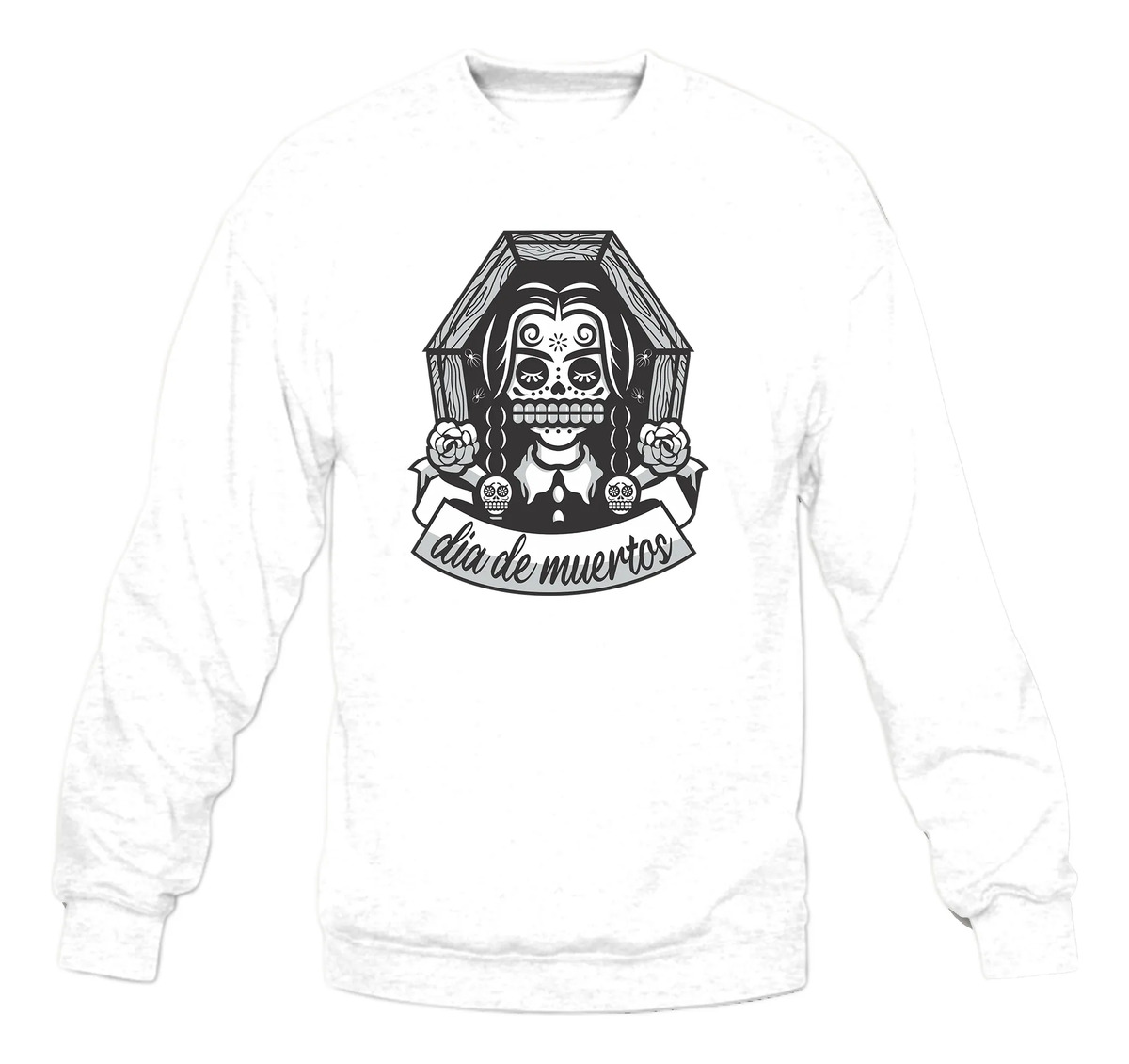 Buzo Dia De Muertos Merlina Memoestampados - Imagen 2