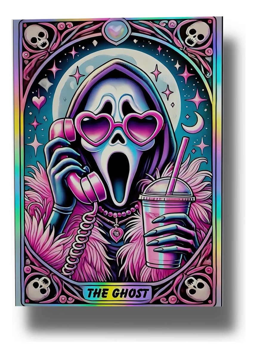 Cuadro Scream The Ghost 742 50x70 Mdf Memoestampados